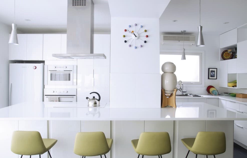 recessed kitchen design