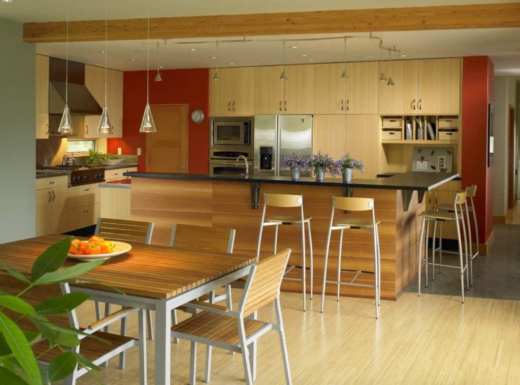 recessed kitchen design
