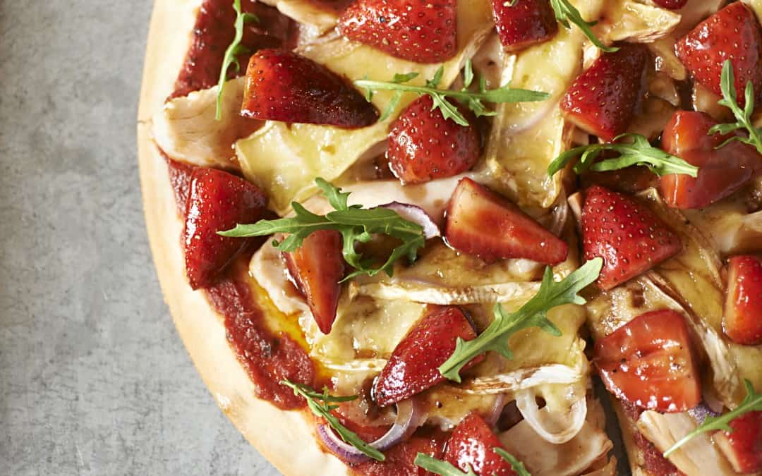 Peppered Strawberry Pizza